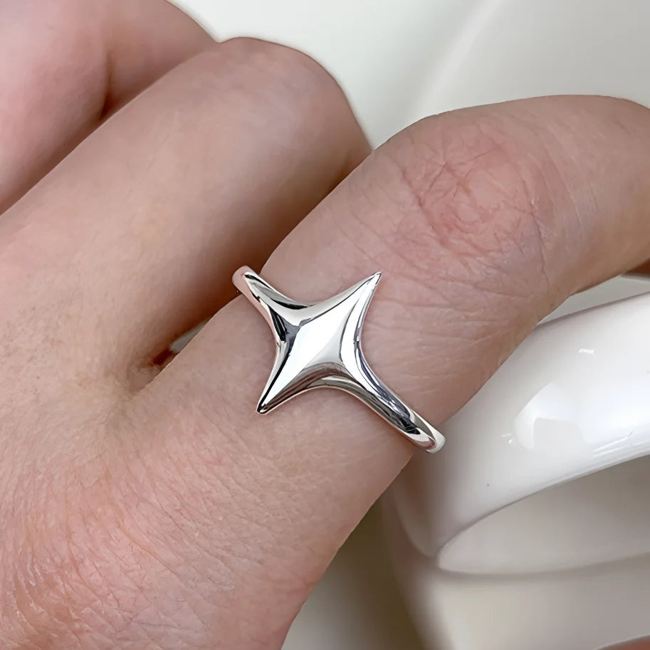 925 Sterling Silver Love Heart  Ring