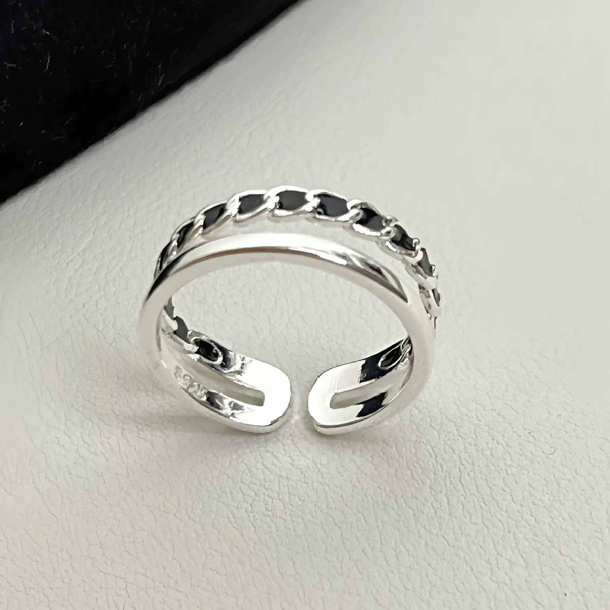 925 Sterling Silver Love Heart  Ring