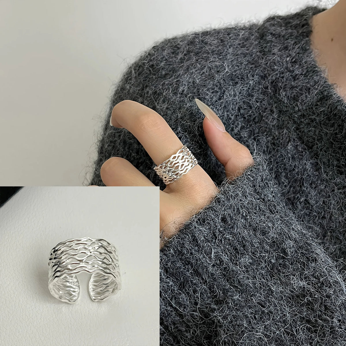 925 Sterling Silver Love Heart  Ring