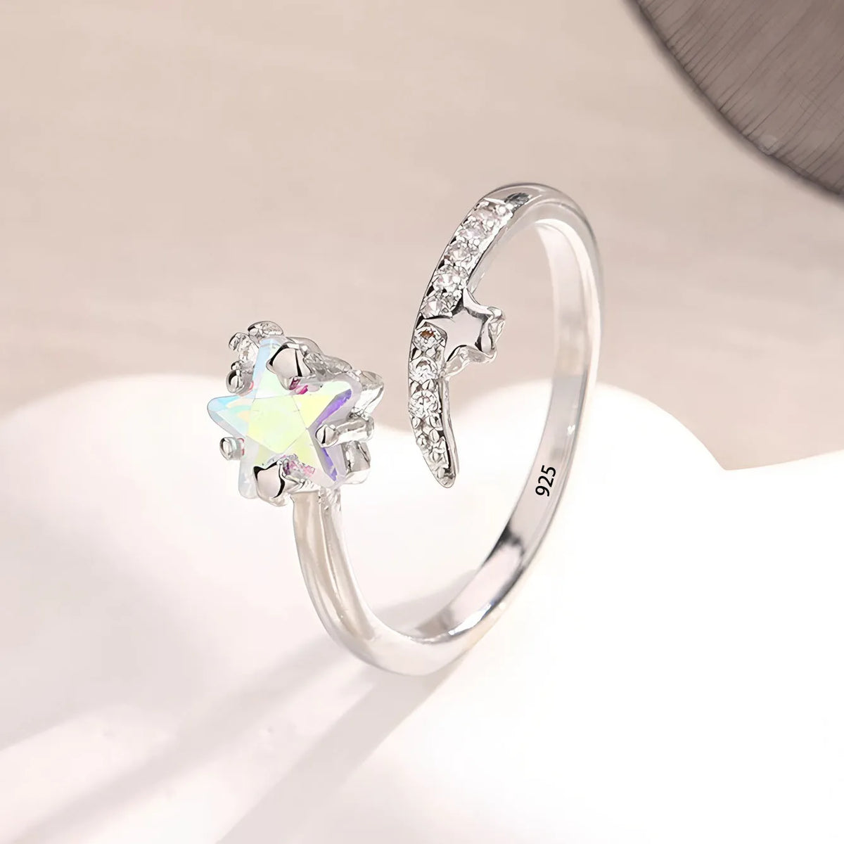 925 Sterling Silver Love Heart  Ring