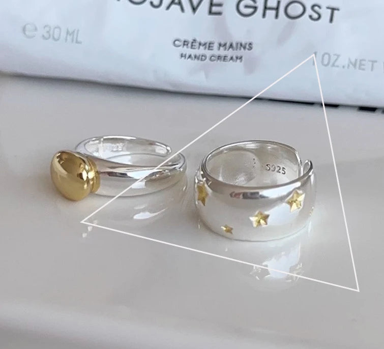 925 Sterling Silver Love Heart  Ring