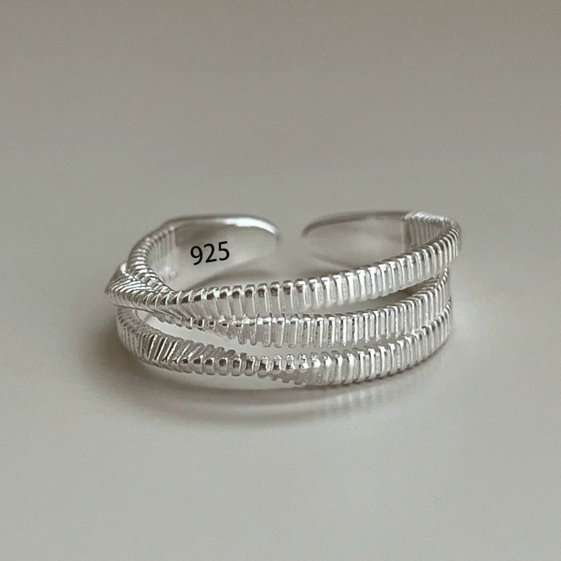 925 Sterling Silver Love Heart  Ring