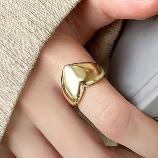 925 Sterling Silver Love Heart  Ring