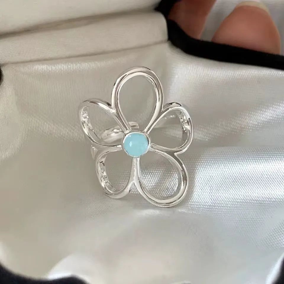 925 Sterling Silver Love Heart  Ring
