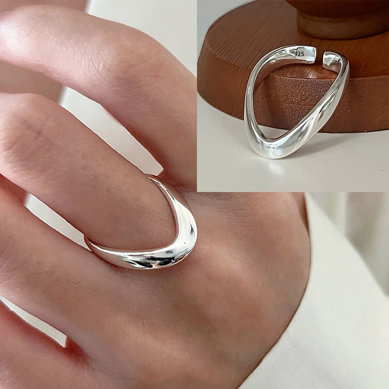 925 Sterling Silver Love Heart  Ring